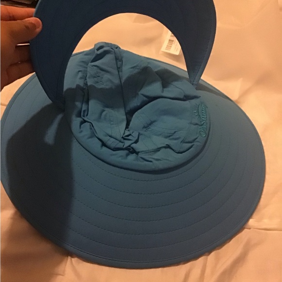 Oh Sunny turquoise blue sun hat NWT - Picture 4 of 7